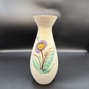scheurich vase west germany 522-20 Purple Flower 8"‎ Tall